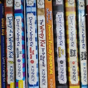 Diary of a Wimpy Kid Collection - Colorful Kids Book Set